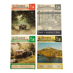 Ozarks Mountaineer Magazine Lot Dec 1979 Feb 1980 June 1981 Oct 1983 Editions